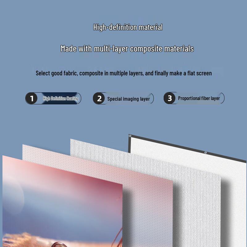 SMVP Portable Anti-Light Projector Screen