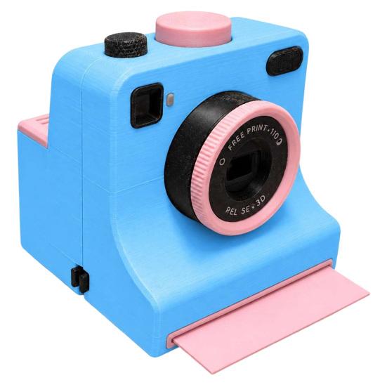 Mechanical Latte Art Camera 3D Printed Coffee Printer, Manual One-Click Powder Stencil Maker with DIY Drink Decorator Interchangeable Template