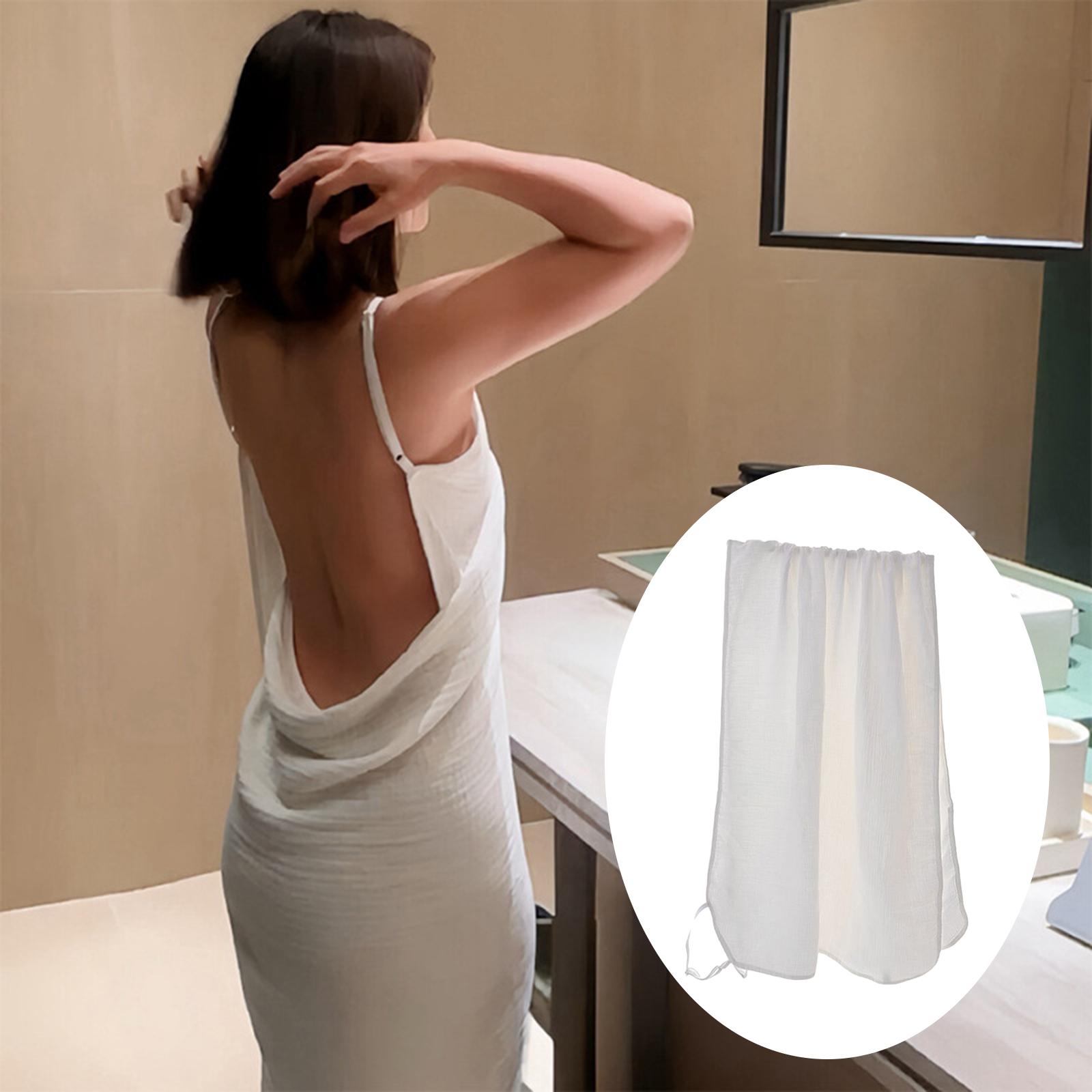 Bath Towel for Women Fashion Soft Beach SPA Bathrobe Suspender Bathrobe Shower Wrap Robe for Gift Bathroom Holidays Home Hotel