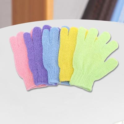 5Pcs Gloves for Shower,Multi Colors,Wash Massage Remover Scrub Gloves,Bath Shower,Body