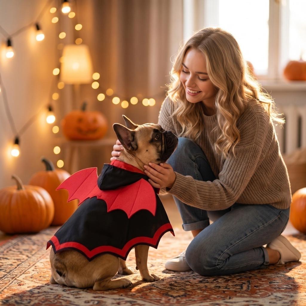 Pet Halloween Cape Costume for Cats and Dogs