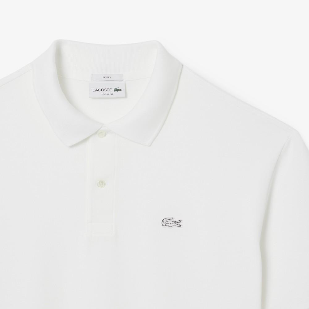 [lacoste] Men's Croc Signature Loose Fit Short-Sleeve Polo Shirt PH7757-56G001