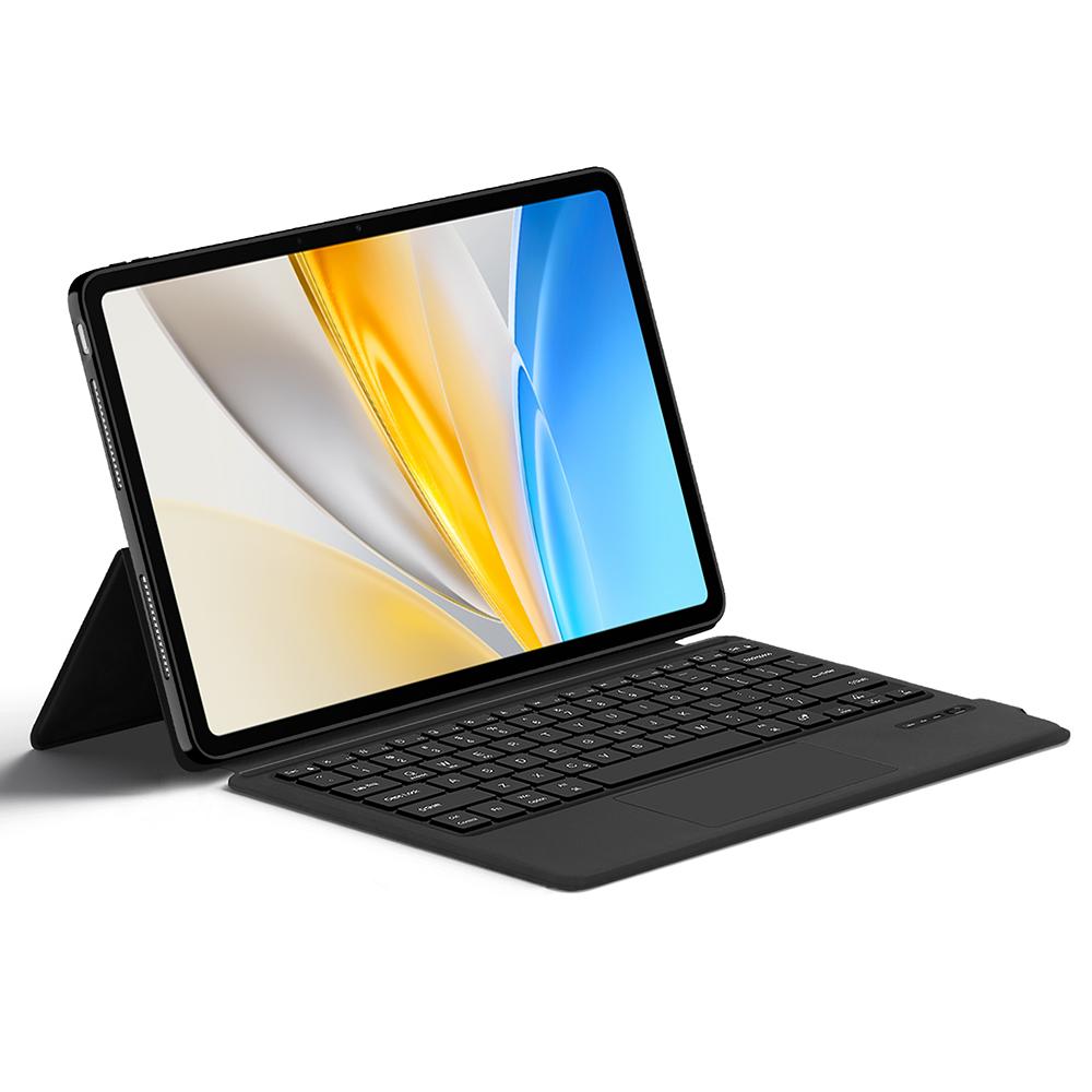 

For vivo Pad SE Leather Case+Touchpad Bluetooth-Compatible Keyboard with Backlit A