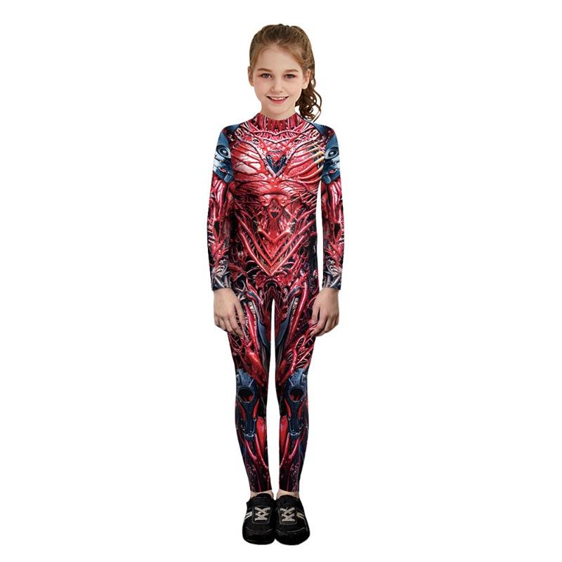 Halloween body children's jumpsuit playing costume digital print jumpsuit