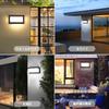 Lightess LED Porch Light, Entrance Light, Enclosed, Rainproof, Sensorless, IP65 Waterproof, Outdoor Wall Light, Bracket Light, Wall Lamp, Entryway