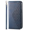 For Xiaomi Redmi Note 13 Pro+ 5G Leather Case Wallet Flip Cover Rhombus Pattern