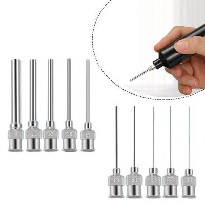 25mm Stainless Steel Needle for Industrial Glue Dispensing 1 Inch Size 8 30g