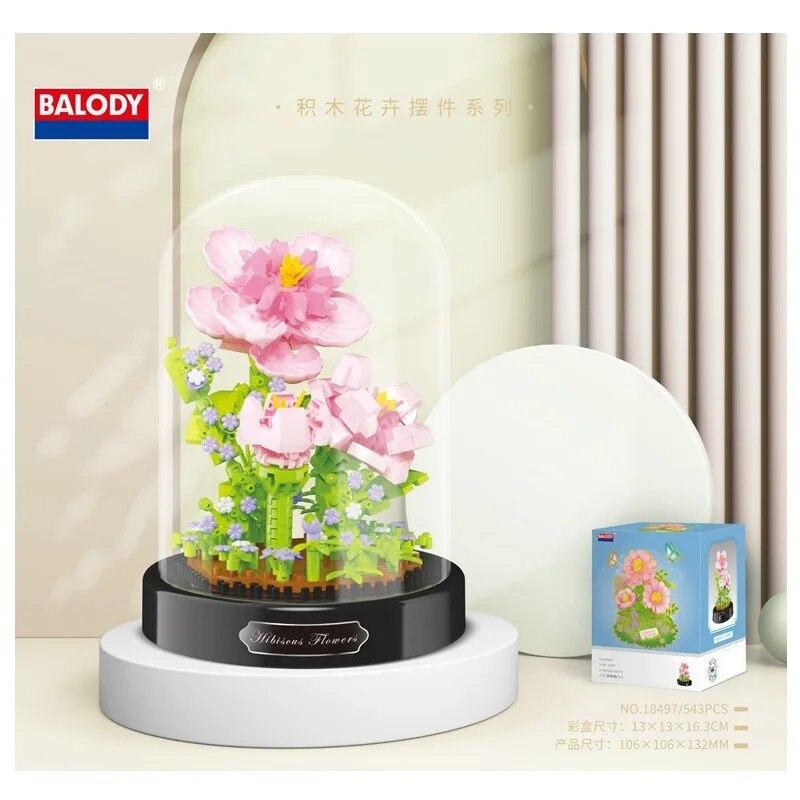 

Цветок 615 шт. Набор для сборки букета с пылезащитным чехлом Взрослые Сделай сам Мини ботаническая коллекция Декор для мамы, ее возлюбленной, женщин с коробкой