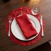 4PCS Round Butterfly Dining Table Mat Hollowed-Out Tableware Pads Heat-Insulating Mat  Dining Table
