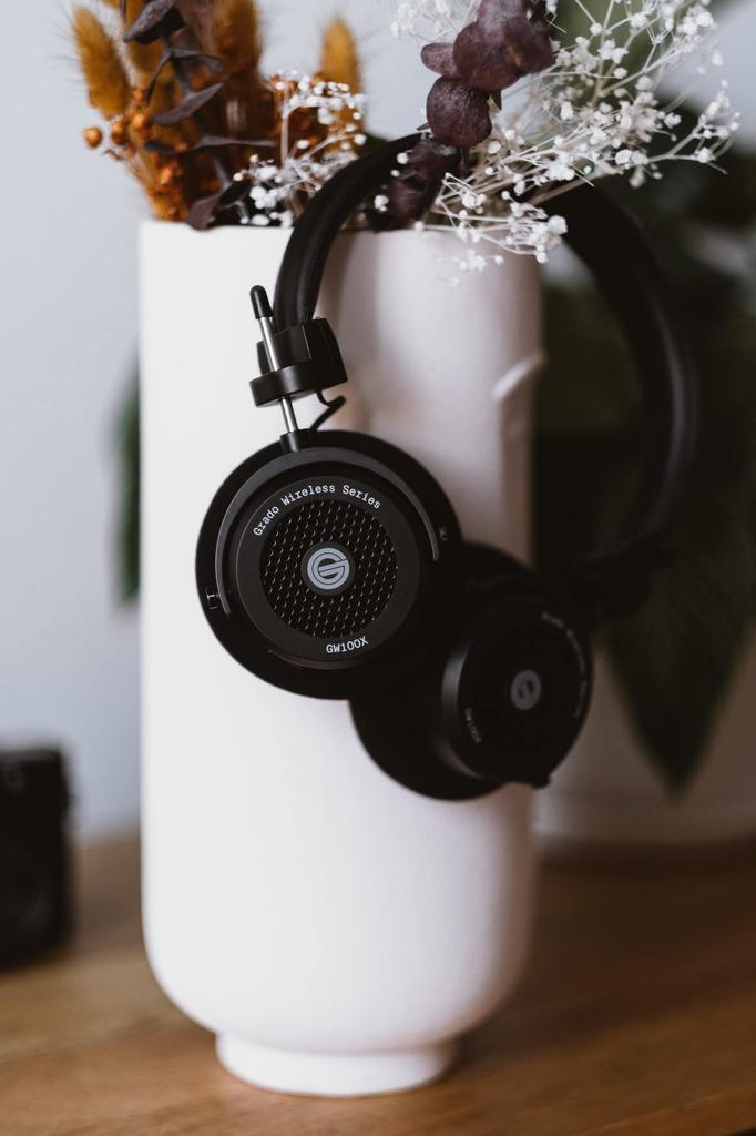Grado GW100x Wireless Headphones Semi-Open Open Back aptX Adaptive Wired Connection Compatible