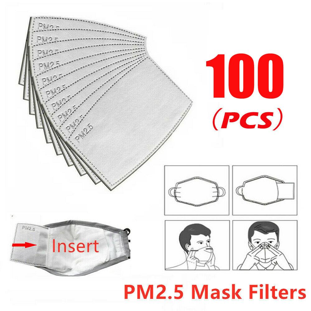 Buy Better 10/20/30/50/100PCS PM2.5 Face Mask Filter Activated Carbon