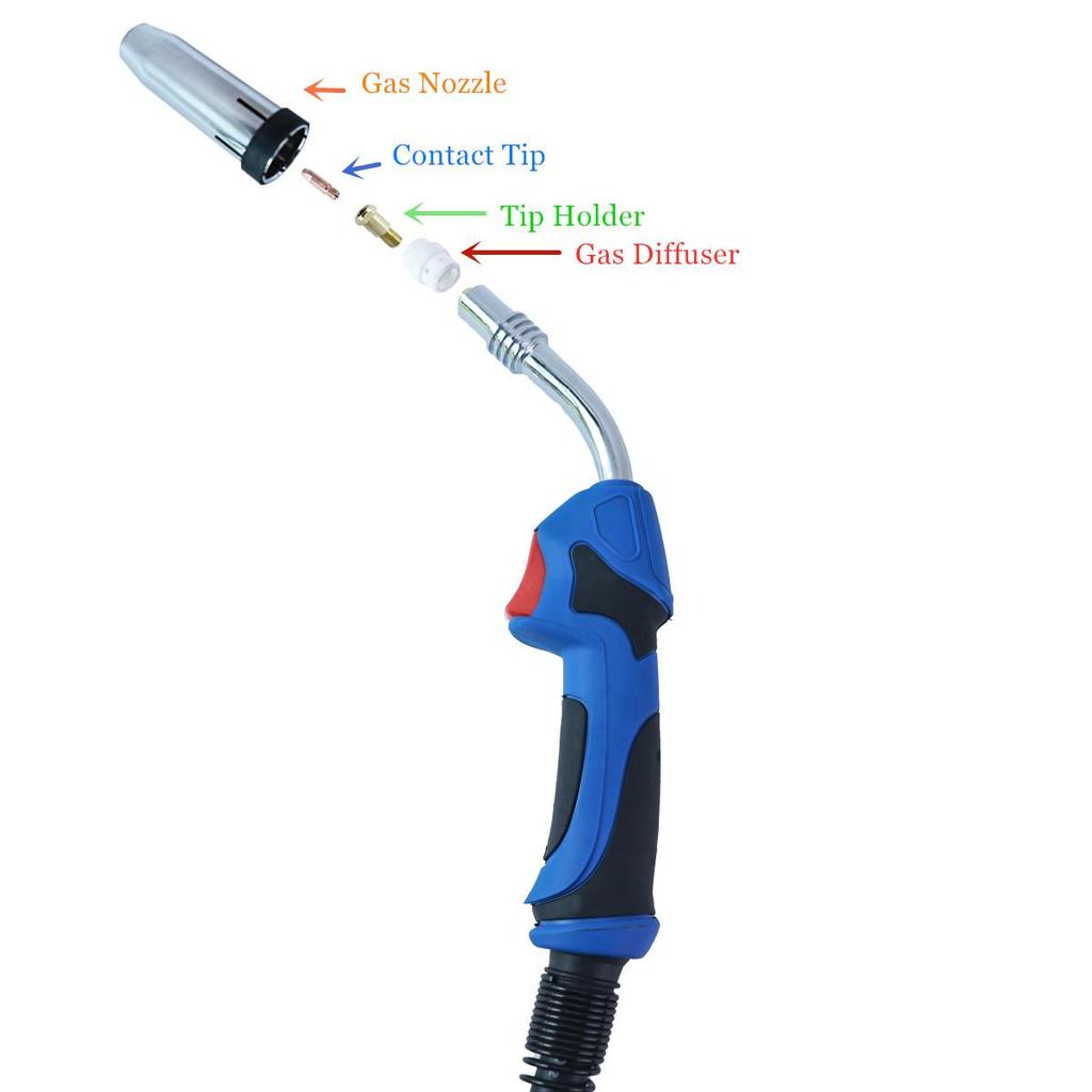 24KD Kontaktspitze 20 Stück Ecu MIG Schweißgerät Taschenlampenspitze