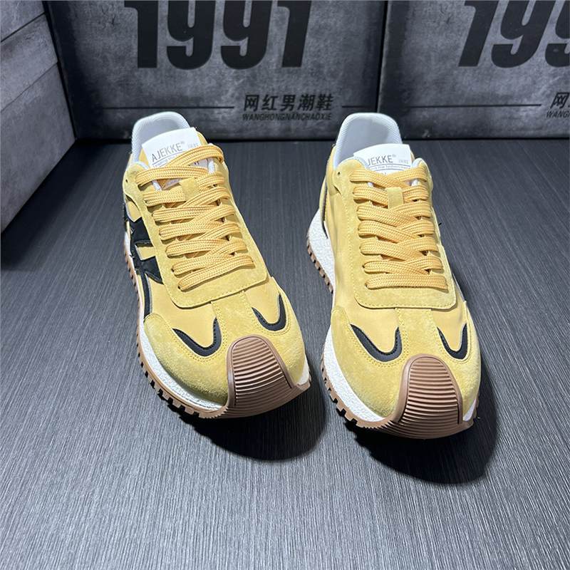 Nowe letnie przewiewne sportowe i rekreacyjne lekkie buty typu Forrest Gump na miękkiej podeszwie, codzienne buty deski