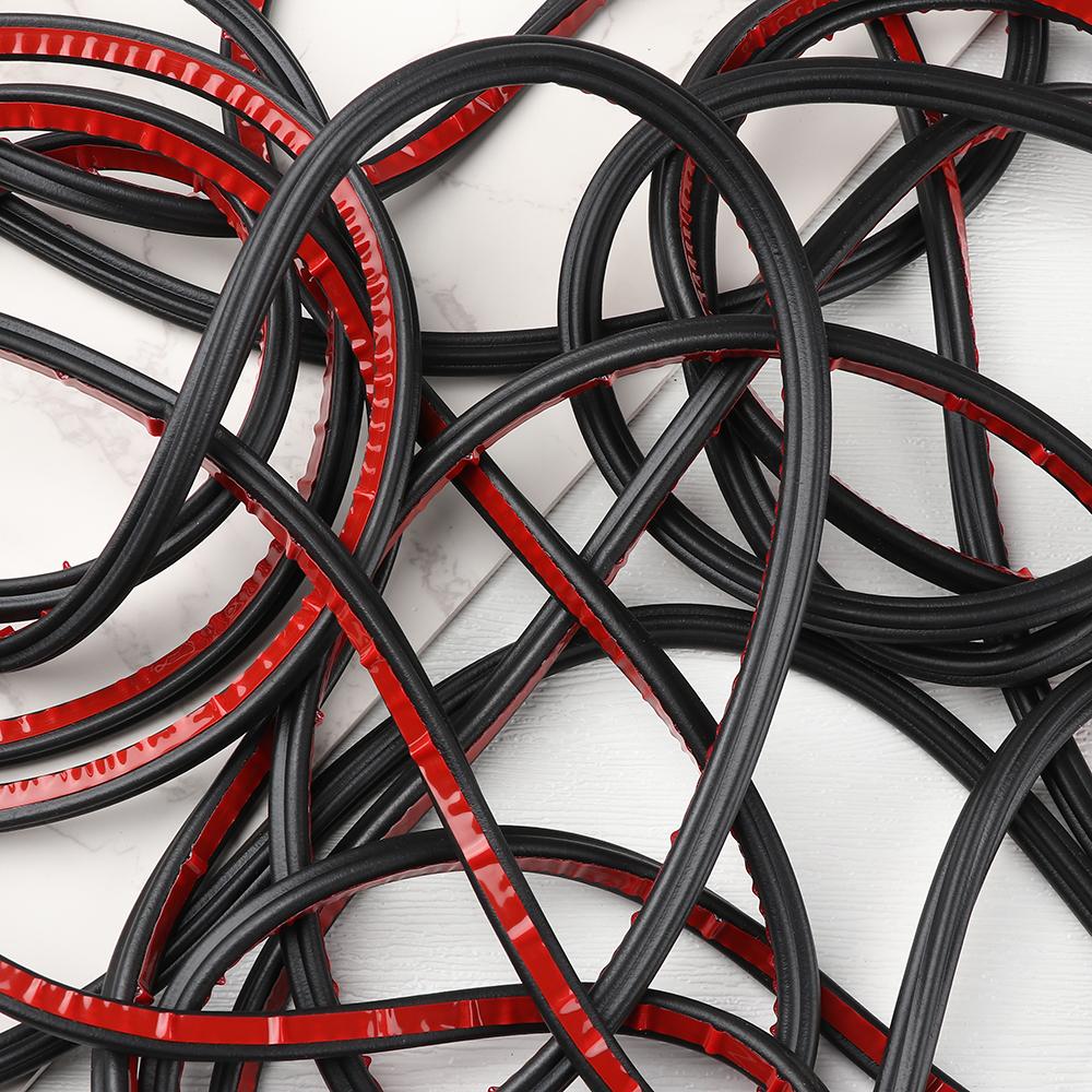 Double Layer Protector Windshield Weatherstrip Car Door Seal Strip Trunk Sealer Noise Insulation