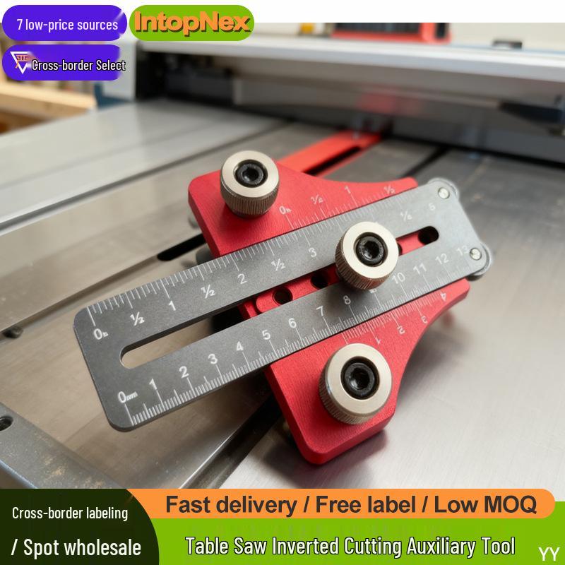 

Inverted Table Saw Fence Roller & Hold-down Woodworking Accessory