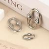 2Pcs Stainless Steel Popular Bone Joint Shaped Pendant For Diy Necklace Bracelet Jewelry Accessories