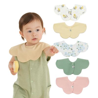 Konny Bib Set of Baby Bib Rolling Quick Baby Baby Stylish 5 Sage [Konny] 5, 360° Bib, Absorbent, Drying, Simple, Girls, Boys, Coordination, Shower,