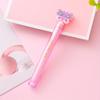 Back To School 10pcs 0.5mm Cartoon Imitation Crystal Butterfly Shape Neutral Pen, Durable School Learn Double Pen Rod Water-based Pen for Awarding