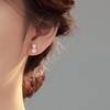 Banyan Tree Zircon Pearl S925 Silver Earrings for Women - Stylish Commuter Jewelry Trend