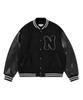 Namerclothing N Boucle Varsity Jacke Schwarz