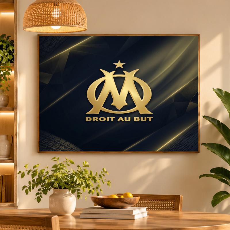 5D Diamond Painting Olympique Lyonnais FC DIY Full Drill Diamond Art Kit Home Decoration