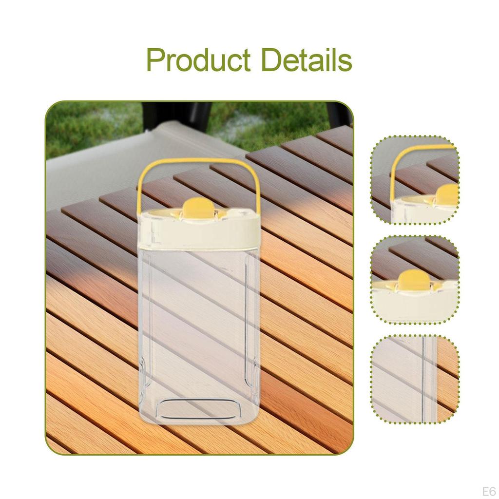 Water Pitcher Beverage Dispenser Large Capacity Portable Fruit Infuser Teapot