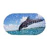 Dolphin Jump Map Balcony Bathroom Mat Hydrophobic Non-Slip Door Mat Swimming Pool Public Places Non-Slip Floor Mat