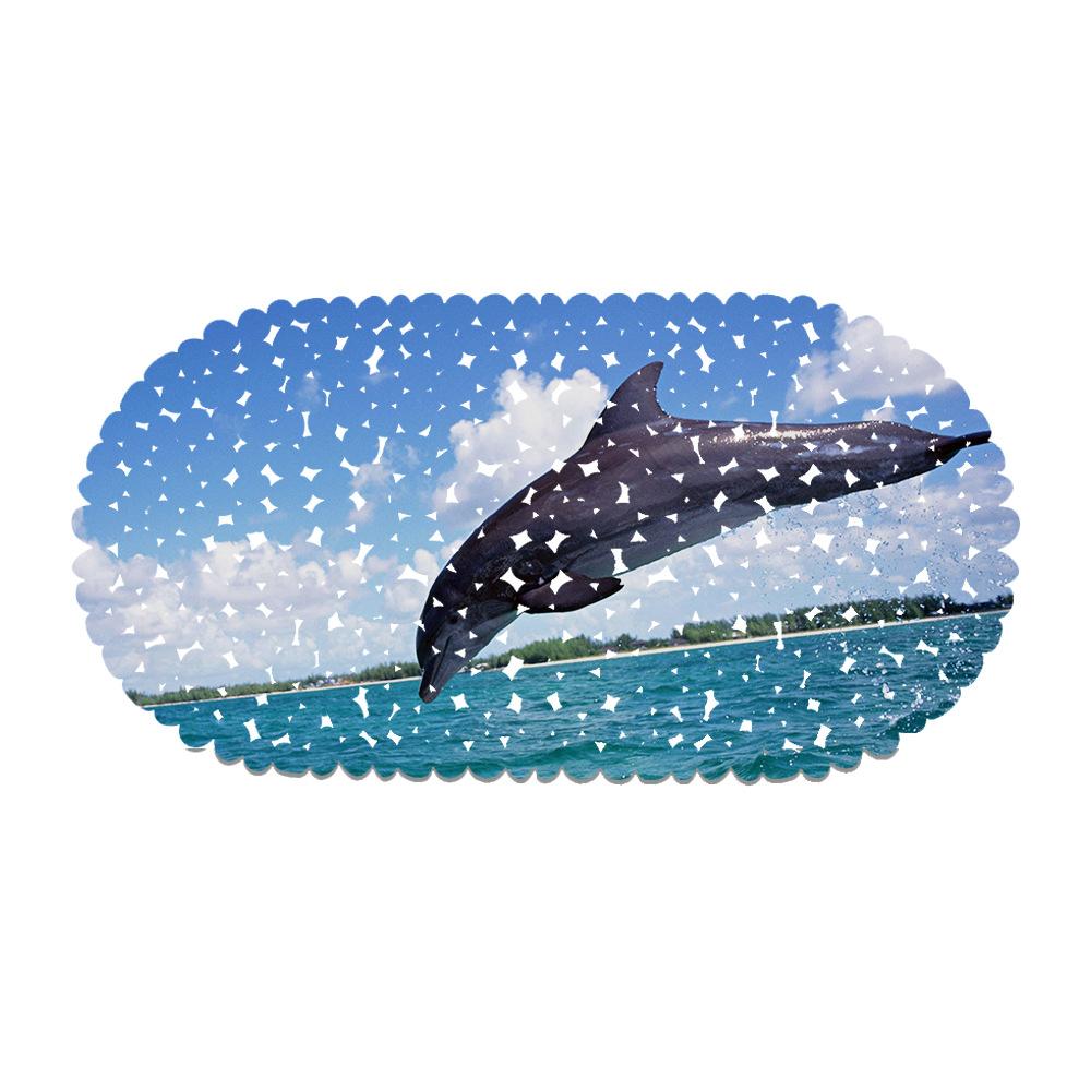 Dolphin Jump Map Balcony Bathroom Mat Hydrophobic Non-Slip Door Mat Swimming Pool Public Places Non-Slip Floor Mat
