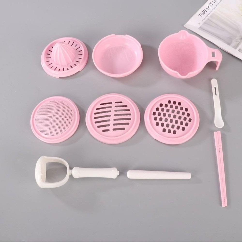 Handmade Baby Food Grinding Bowl Solid color Manual Grinder Vegetables Grinder Baby Feeding