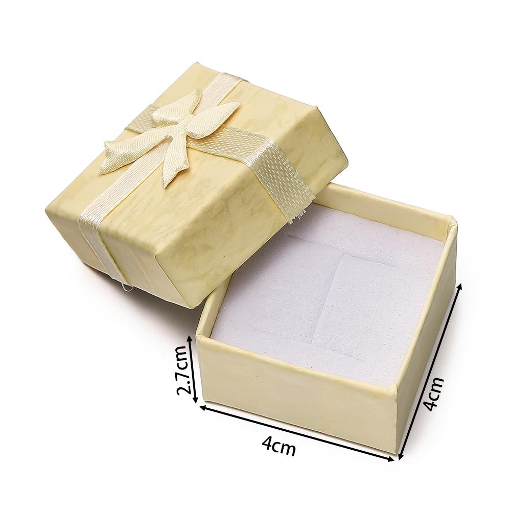 1pc High Quality Paper Ring Necklace Square Box Jewelry Necklace Earrings Rectangular Package Gift Box