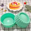 Large Sunflower Cake Silicone Mold Baking Tray Circular Chocolate Jelly Mould Diy Dessert Pudding Making Birthday Gift Bakeware