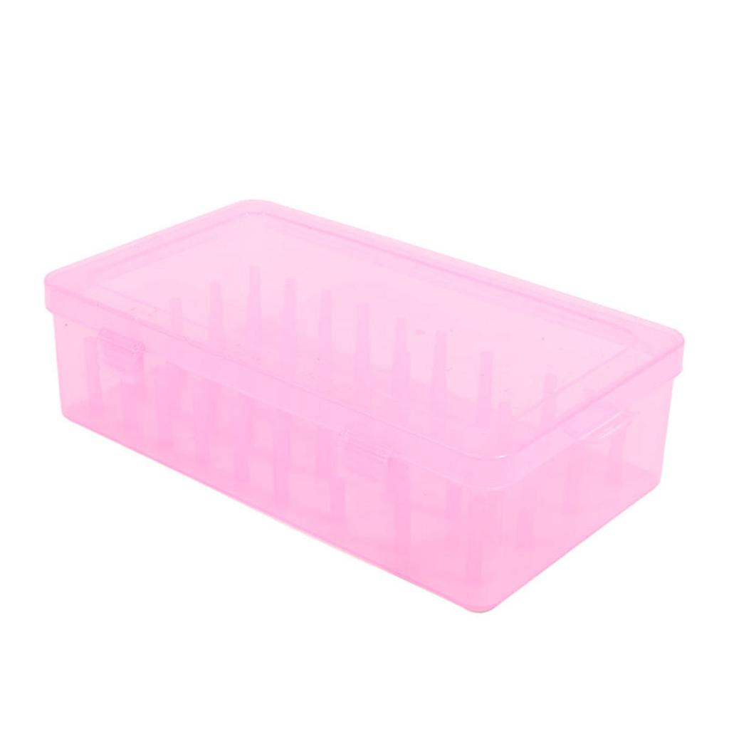Sewing Thread Box 42 Pieces Spools Bobbin Carrying Case Container Holder Craft Spool Organizing Case Sewing Storage Convenient Lagre Capacity