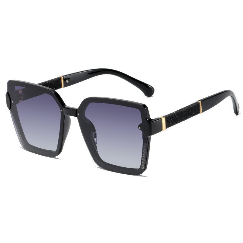 

Sunglasses Women S Round Face Is Thin, Diamond-Encrusted, Fashionable And Simple, Driving Sunscreen, Polarized Light And Uv Protection Sunglasses Polarized lenses