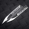 3D Metal Car Fender Side Sticker Auto Left Right Wing Decoration for Mercedes Benz AMG W213 W214 W210 GLK GLS W203 W204 W211 ee05