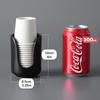 1pcs Disposable Cup Dispenser Rack Storage Holder Plastic Shelf for Water Tea Mugs Display Stand Household Organization Supplies