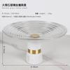 Marble Base Decorative Tray, Round Transparent Glass Fruit Tray, Living Room Desktop Organizing Container, Small Accessories