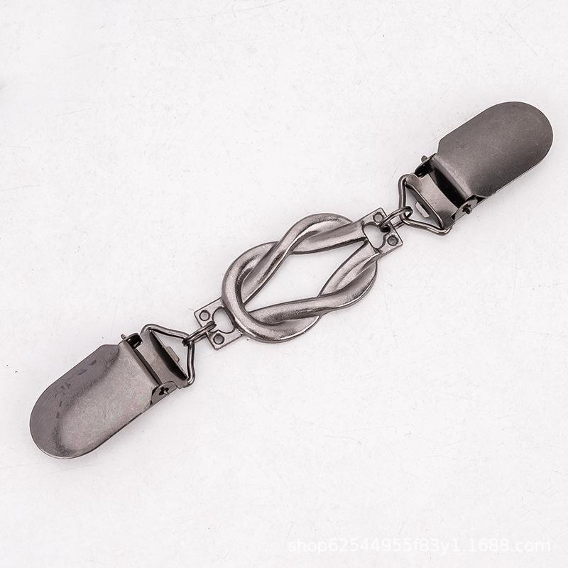 Vintage Diamond Scarf and Sweater Clip – Retro Alloy Brooch for Women