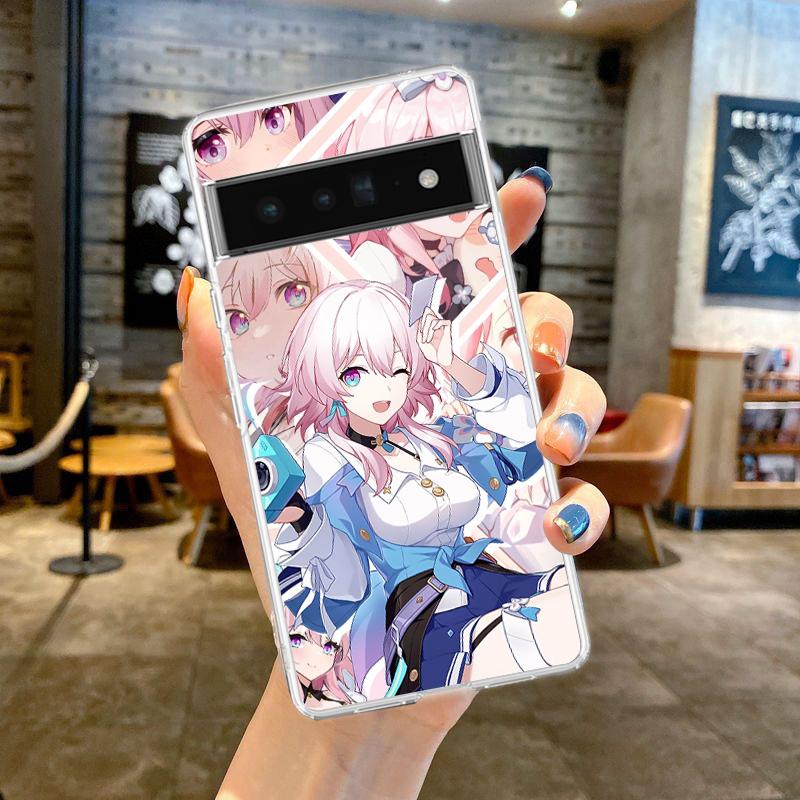 

Honkai Star Rail для Google Pixel 8 7 6 Pro 6A 5 4 5A 4A 3A XL 5G чехол для телефона силиконовый противоударный мягкий прозрачный чехол Fundas Pixel 7