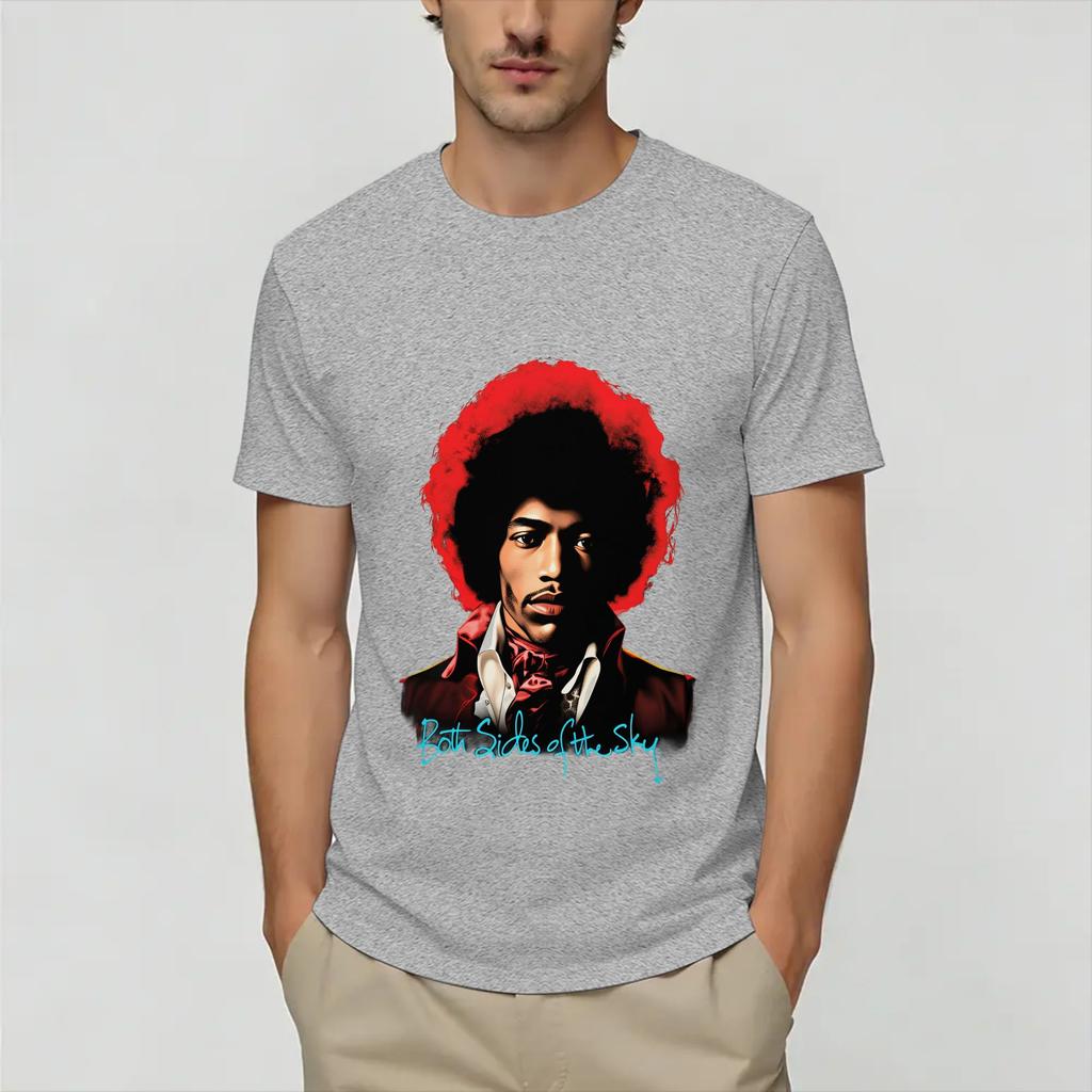 Funny Jimi Hendrixs TShirts Unisex O Neck Pure Cotton T Shirt Short Sleeve Tee Shirt Big Size Tops