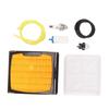 Concrete Saw Power Cutter Air Filter Fuel Line Gasoline Pipe Sparking Plug Primer Bulb for