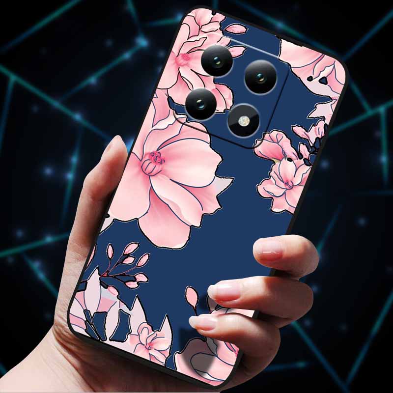 3D Flowers Emboss Fundas For Xiaomi 14T Pro 5G Case Soft Silicone Phone Cases for Xiaomi 14T 5G Back Covers Shell Mi 14T Pro Bag