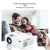 Mini Portable HD Projector for Home Theater with Mobile Phone Screen Mirroring