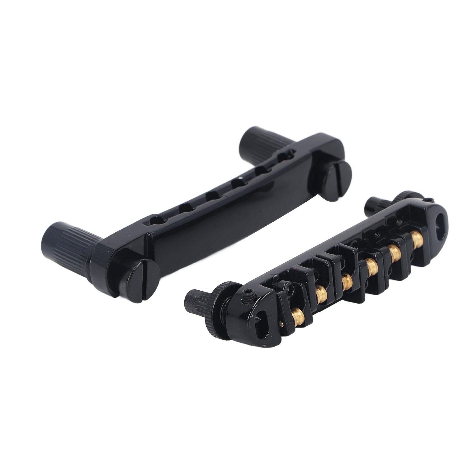 Гитара Роликовый Седловой Бридж Регулируемая Высота Латунные Роликовые Седла и Струнодержатель для Электрогитар LP