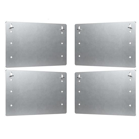 

4 шт. Пластина-ограничитель для гвоздей Самозабивающийся Защита деревянной стойки Защита сантехники и электропроводки Защита гипсокартона Оцинкованная защита от гвоздей Экранирование от гвоздей 4pcs