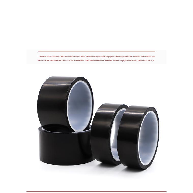 Zwarte Kapton Tape Isolatie Spanningsbestendig Mat Schaduwrijk Hittebestendig Polyimide Kleefband Pinstriping Tape 3