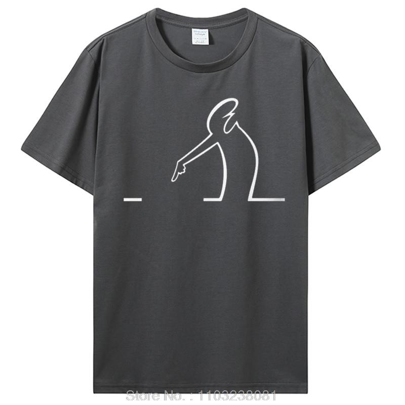 La Linea TV T-Shirt Für Unisex Zeigender Humor Lässige Sweatshirts T-Shirt Neuheit Trendig Locker Lustiges Baumwoll-T-Shirt