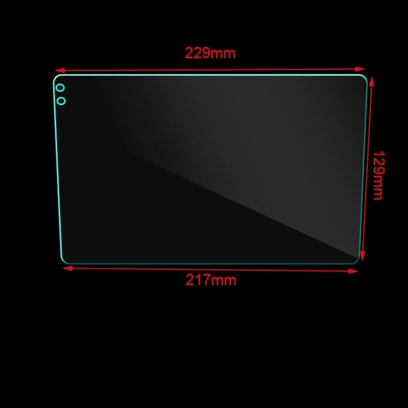 229*129*217mm 9inch Tempered Glass for Seicane Car GPS Navigation Tempered Glass Protective Film Auto interior modification