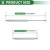 Motoforti Universal Car Lid Toolbox Cover Lift Support Strut Shocks 15"/380mm 45lbs/200N/20kg Silver Tone, 2 Pieces