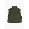 Benetton Duck Down Padding Vest With Gap Slit Bapdg5461