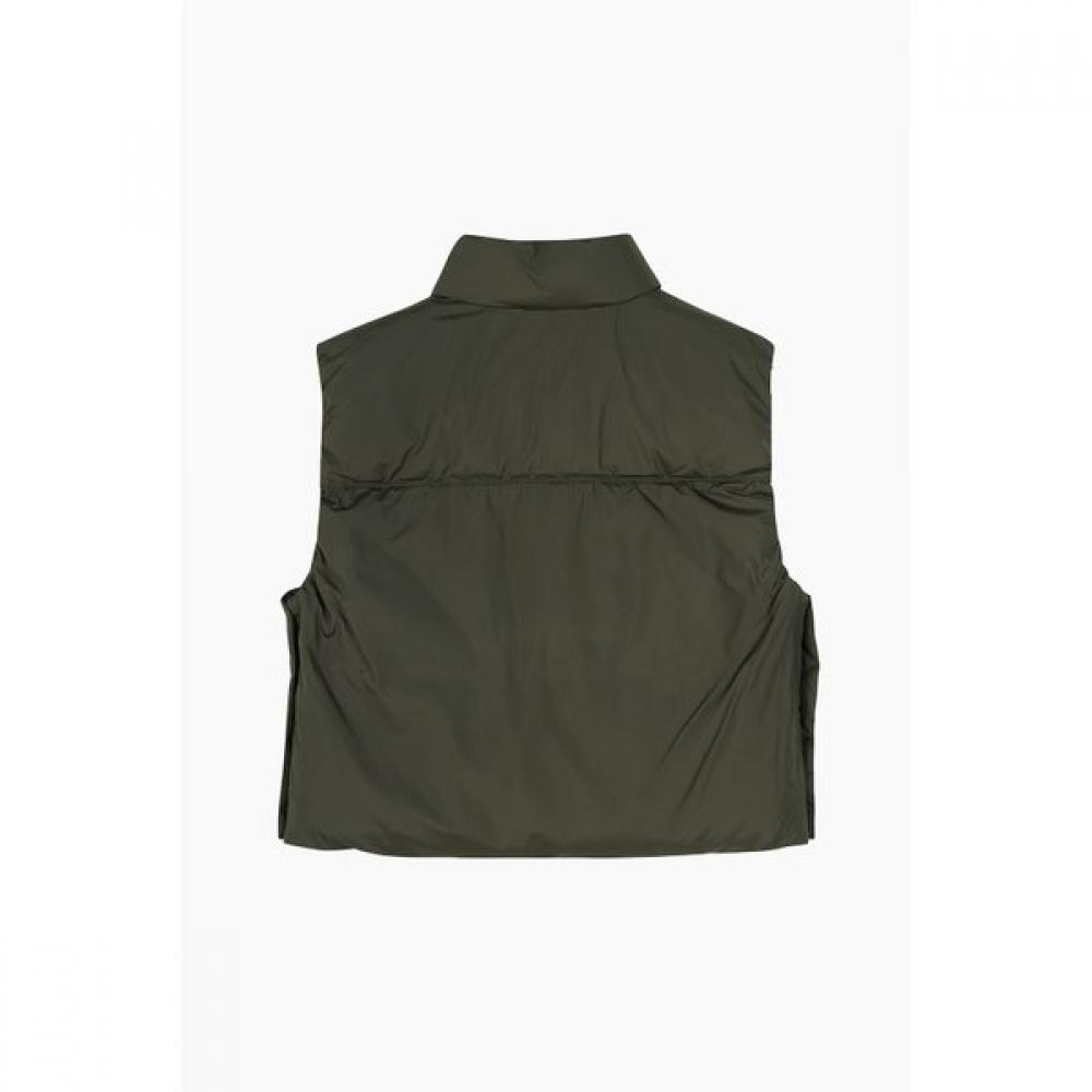 Benetton Duck Down Padding Vest With Gap Slit Bapdg5461